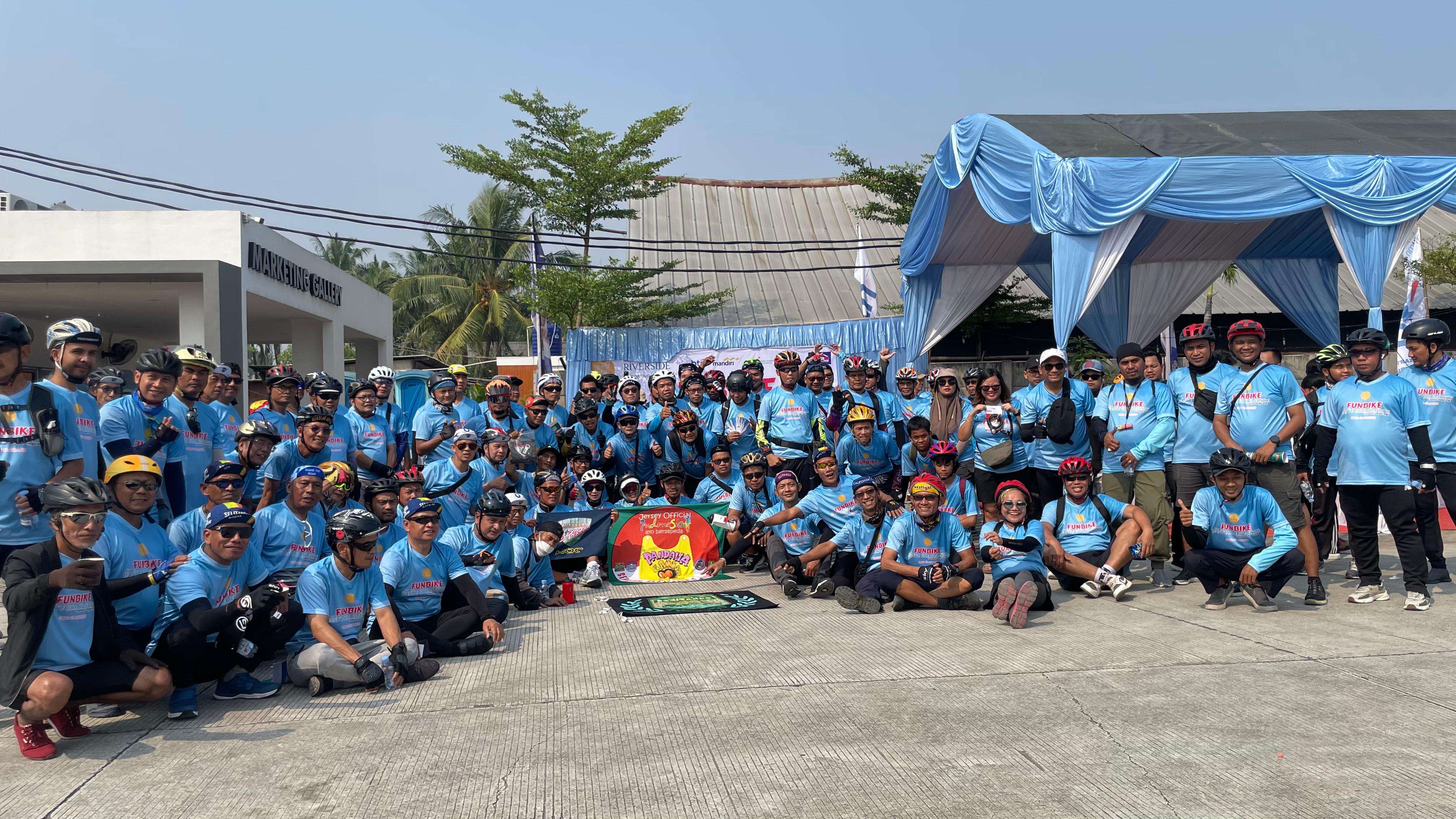 Sukses! Funbike & Senam Sehat Banyu Biru Riverside Wujudkan Gerak Sehat di Lingkungan Sehat